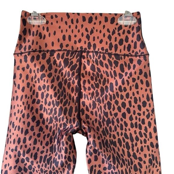 Good American Double Fact Core Power Cheetah Leggings High Waist Size 1 S Animal - Picture 10 of 12
